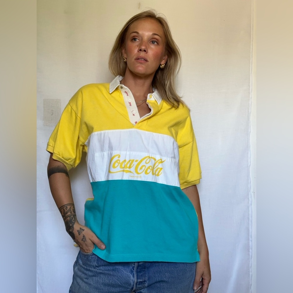 Coca-Cola Vibrant Colorblock Shirt